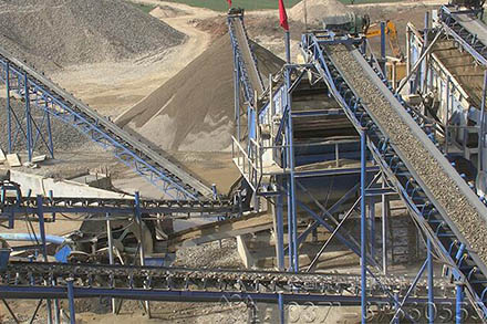 圆锥破碎机生产线